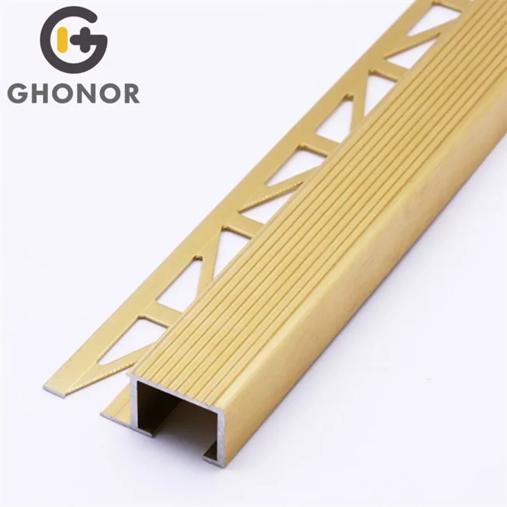 Luminous colorful stair nosing strip