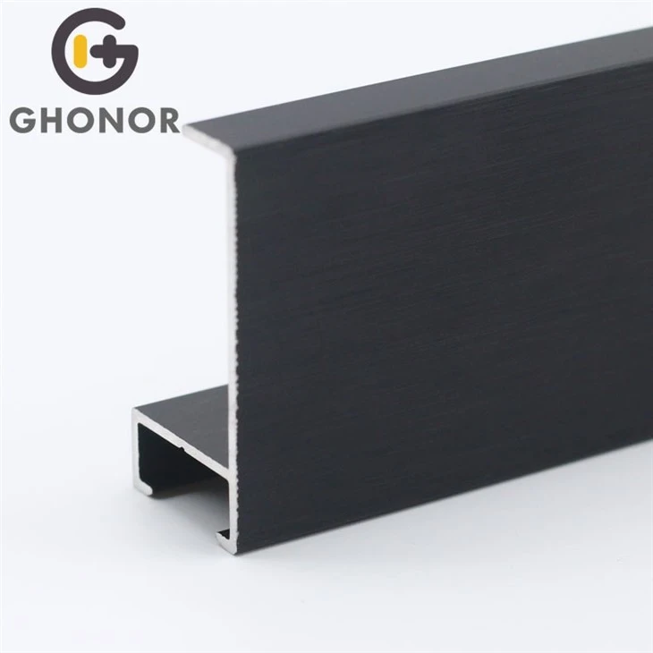 thin black aluminium frame